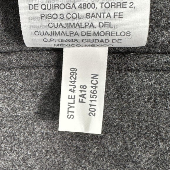 J Crew Blazer Mens 42 Gray Thompson Sport Coat Jacket Cotton Style J4299 NWT - Picture 12 of 13